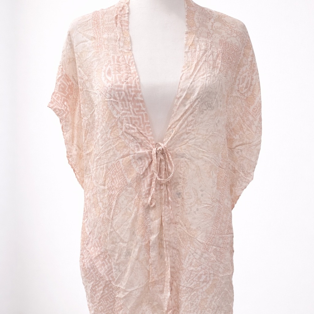 Victoria's Secret Cream Kimono OS
